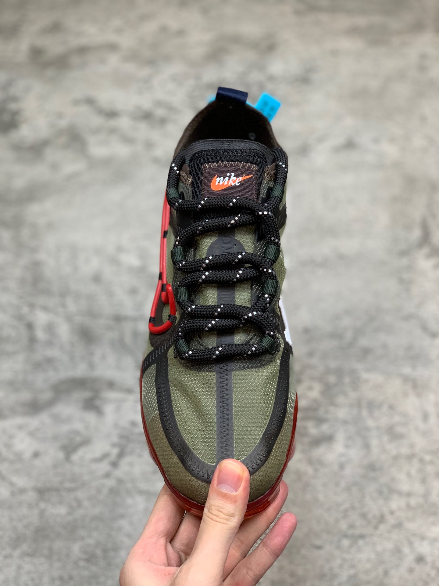 280Cactus Plant Flea Market x Nike Air VaporMax CPFM VM3·2019VP半透纱鞋面设计前卫大气垫休闲全掌蒸汽气垫运动慢跑鞋“JDI红钩笑脸”