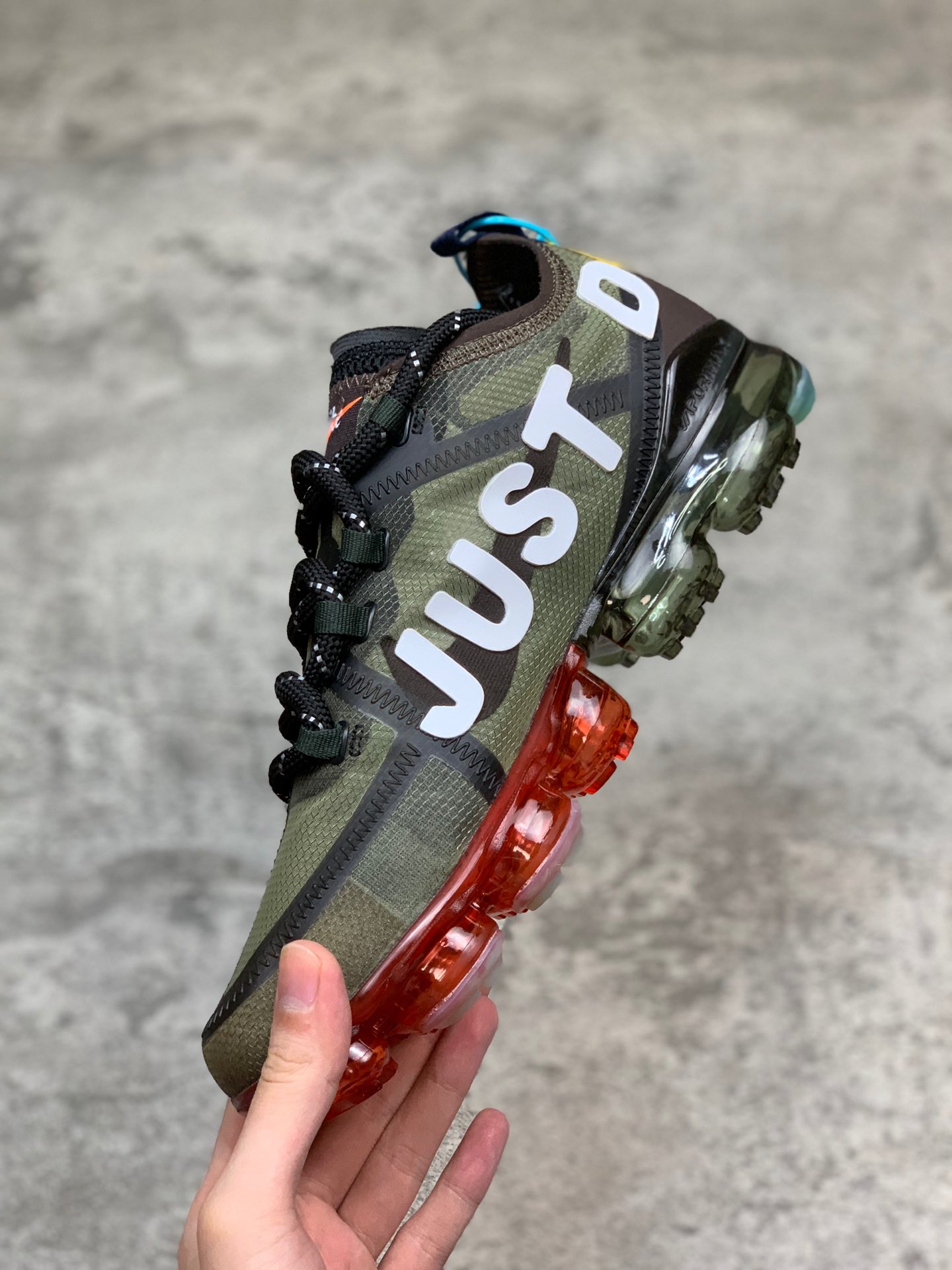 280Cactus Plant Flea Market x Nike Air VaporMax CPFM VM3·2019VP半透纱鞋面设计前卫大气垫休闲全掌蒸汽气垫运动慢跑鞋“JDI红钩笑脸”