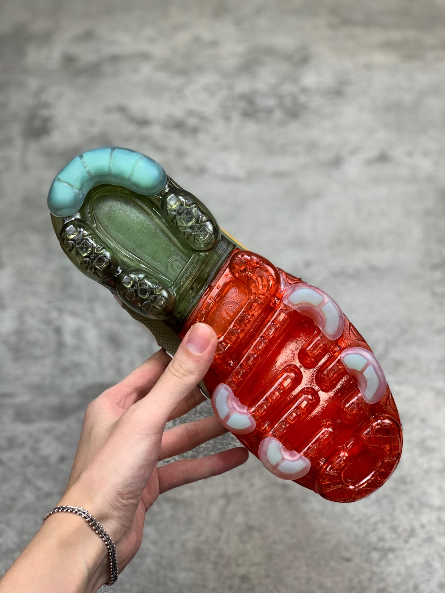 280Cactus Plant Flea Market x Nike Air VaporMax CPFM VM3·2019VP半透纱鞋面设计前卫大气垫休闲全掌蒸汽气垫运动慢跑鞋“JDI黄钩笑脸”