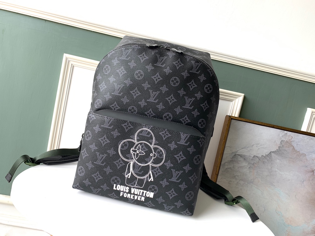 Good Quality Replica
 Louis Vuitton Bags Backpack Monogram Eclipse Fabric M43675