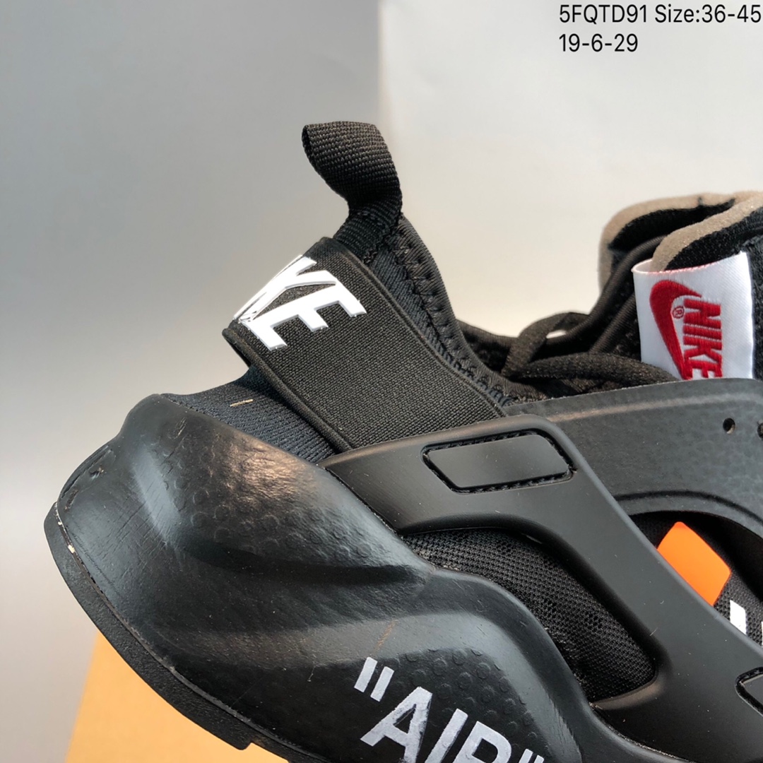 105耐克Nike The 10Nike Air Huarache 联名款 复古华莱士慢跑鞋