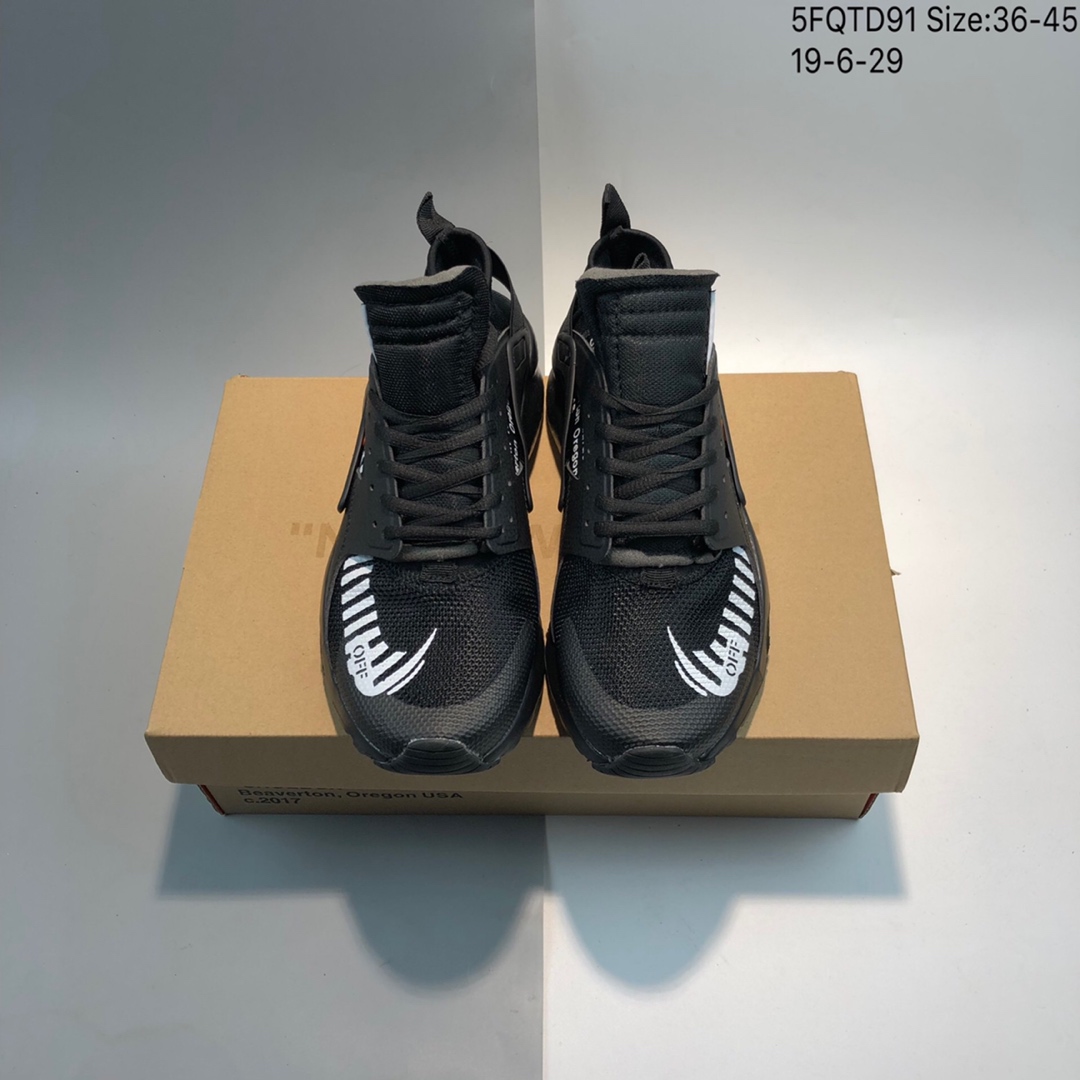 105耐克Nike The 10Nike Air Huarache 联名款 复古华莱士慢跑鞋