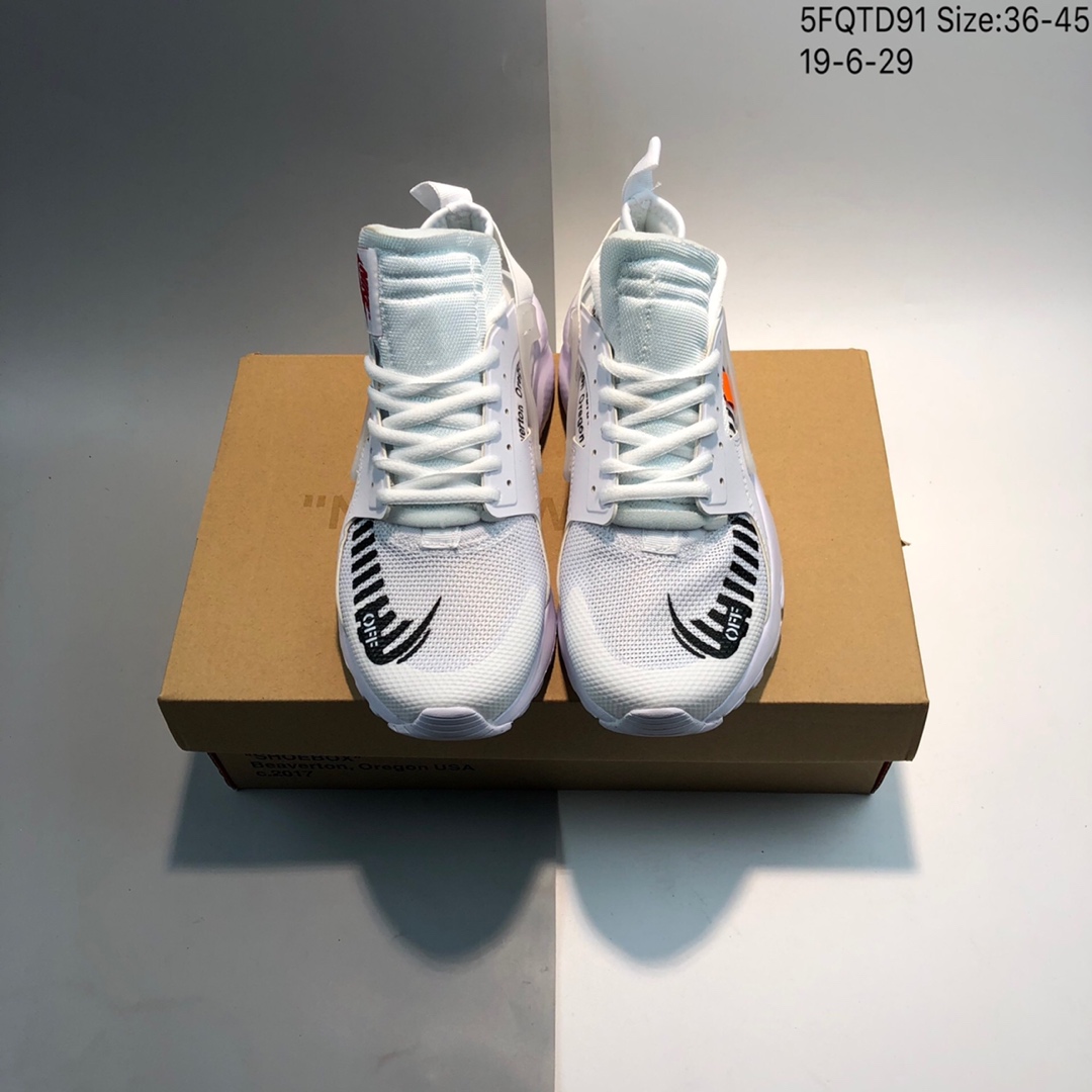 105耐克Nike The 10Nike Air Huarache 联名款 复古华莱士慢跑鞋