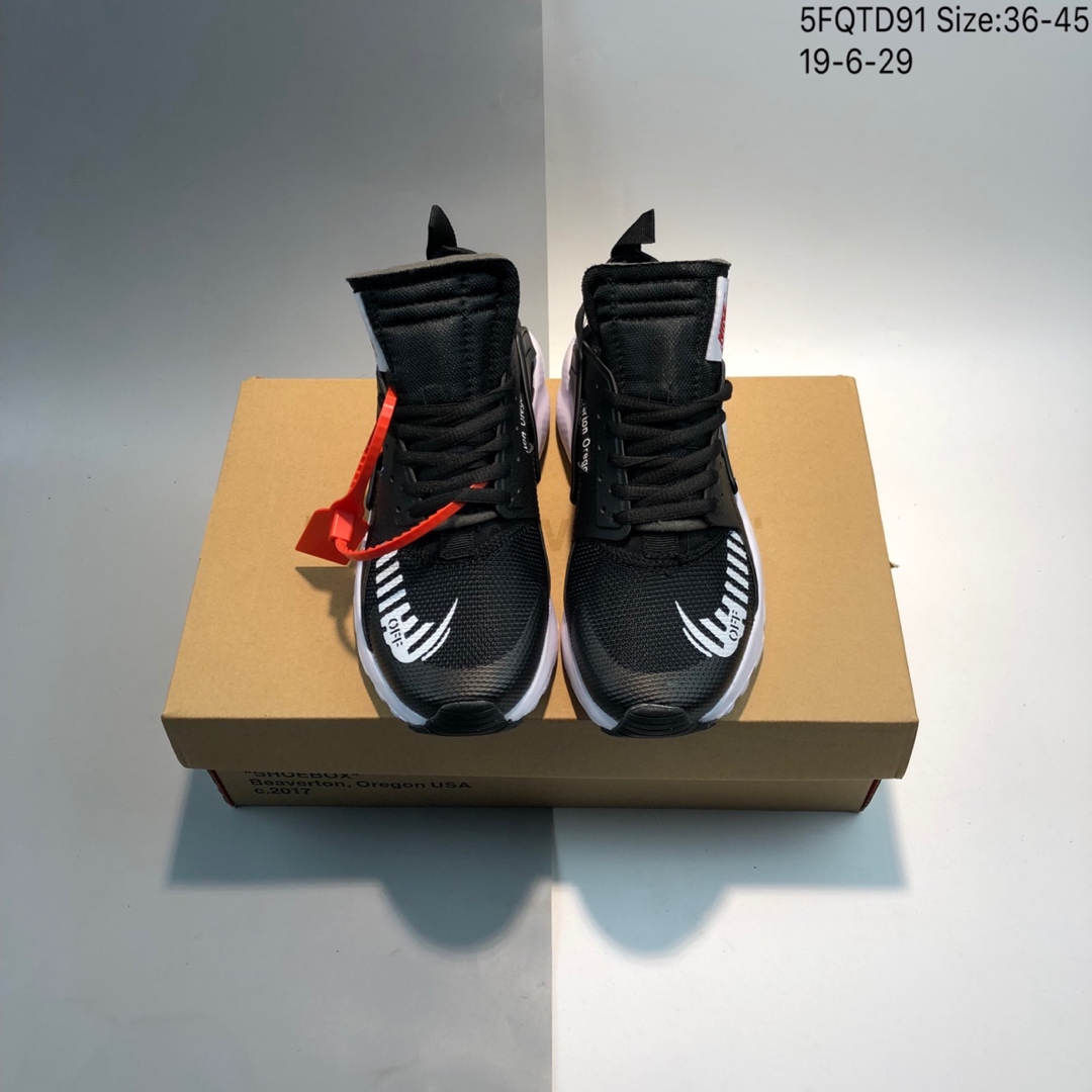 105耐克Nike The 10Nike Air Huarache 联名款 复古华莱士慢跑鞋