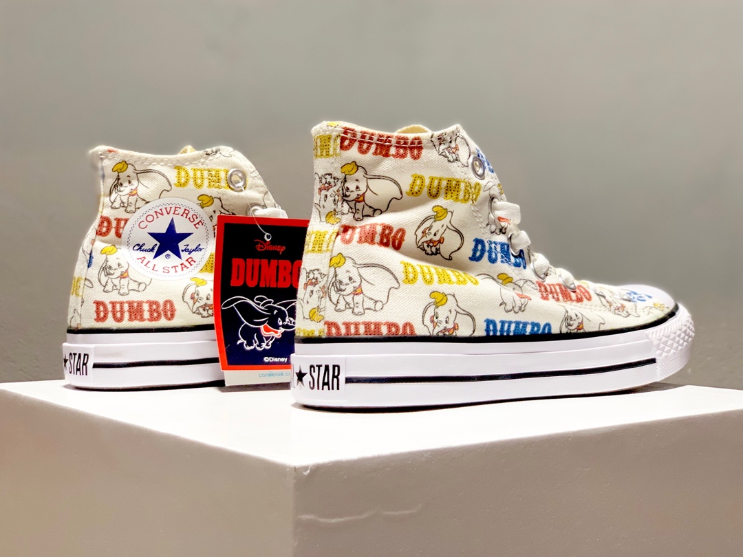 150Converse All Star Dumbo 日版迪士尼小飞象联名 出口订单品质