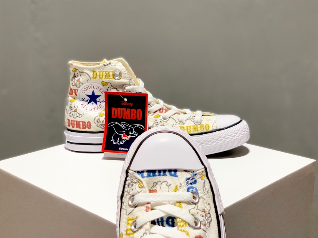 150Converse All Star Dumbo 日版迪士尼小飞象联名 出口订单品质