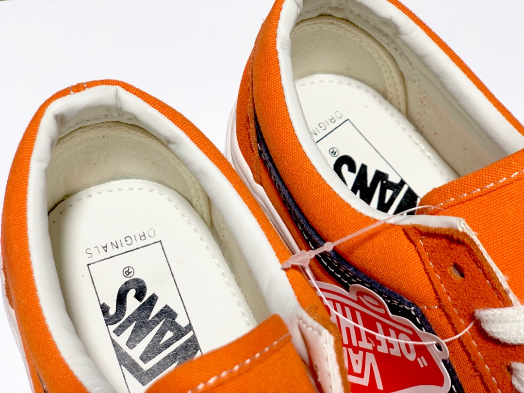 170万斯 Vans Vault OG Style 36 LX 高端支线滑板鞋男女鞋 黑橘 黑橙货号：VN0A4BVEN8K/EVZ5