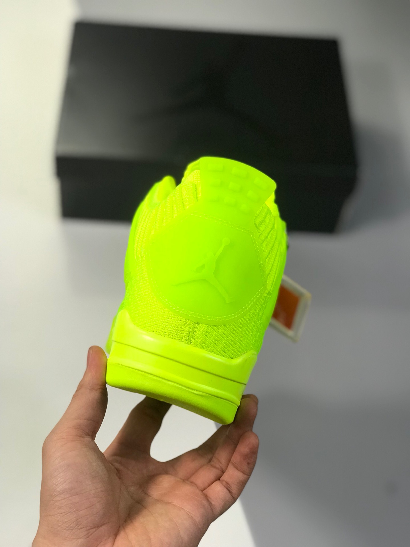 220莞产外贸订单 性价比版本Air Jordan 4 Flyknit ”Hyper Royal”果冻编织绿全 Flyknit
