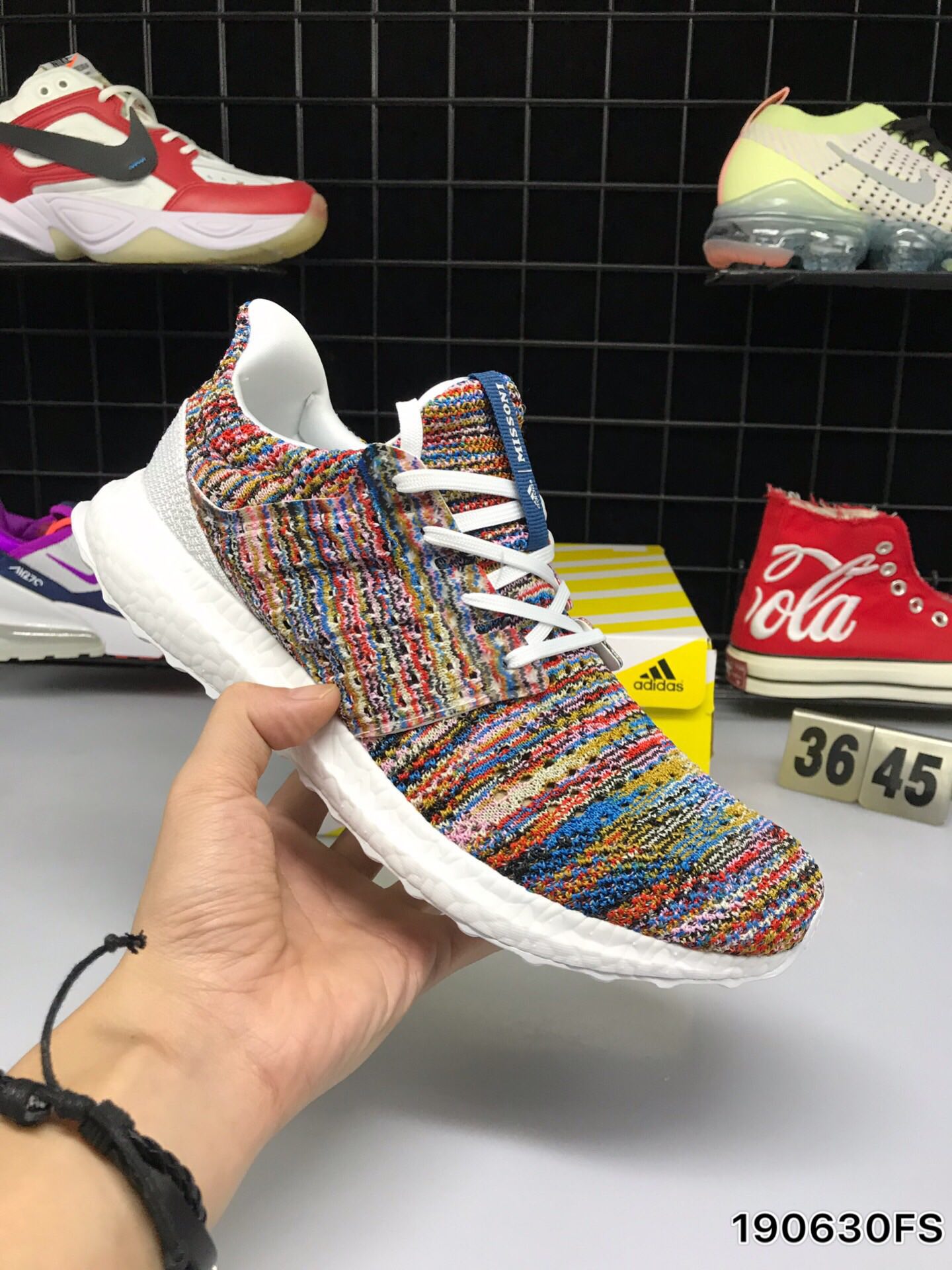 150-阿迪达斯 Adidas/UB w vs. Mi 爆米花减震轻便潮流百搭运动鞋