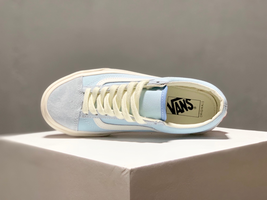 170万斯 Vans Vault OG Style 36 LX 高端支线滑板鞋男女鞋 青春蓝 淡蓝货号：VN0A4BVEN8K/EVZ5