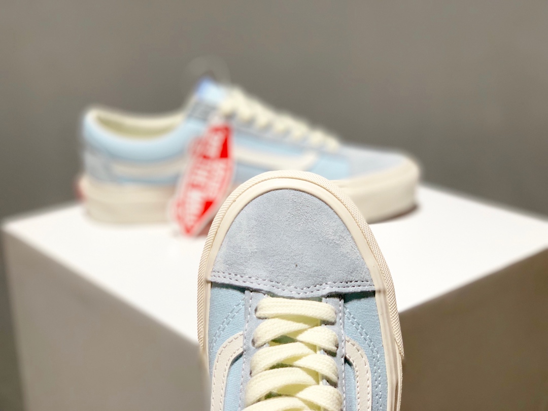 170万斯 Vans Vault OG Style 36 LX 高端支线滑板鞋男女鞋 青春蓝 淡蓝货号：VN0A4BVEN8K/EVZ5