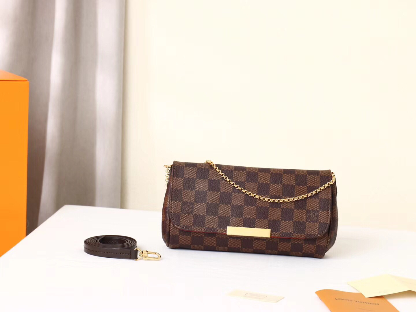 Louis Vuitton LV Favorite Bags Handbags All Steel Monogram Canvas Chains N40717