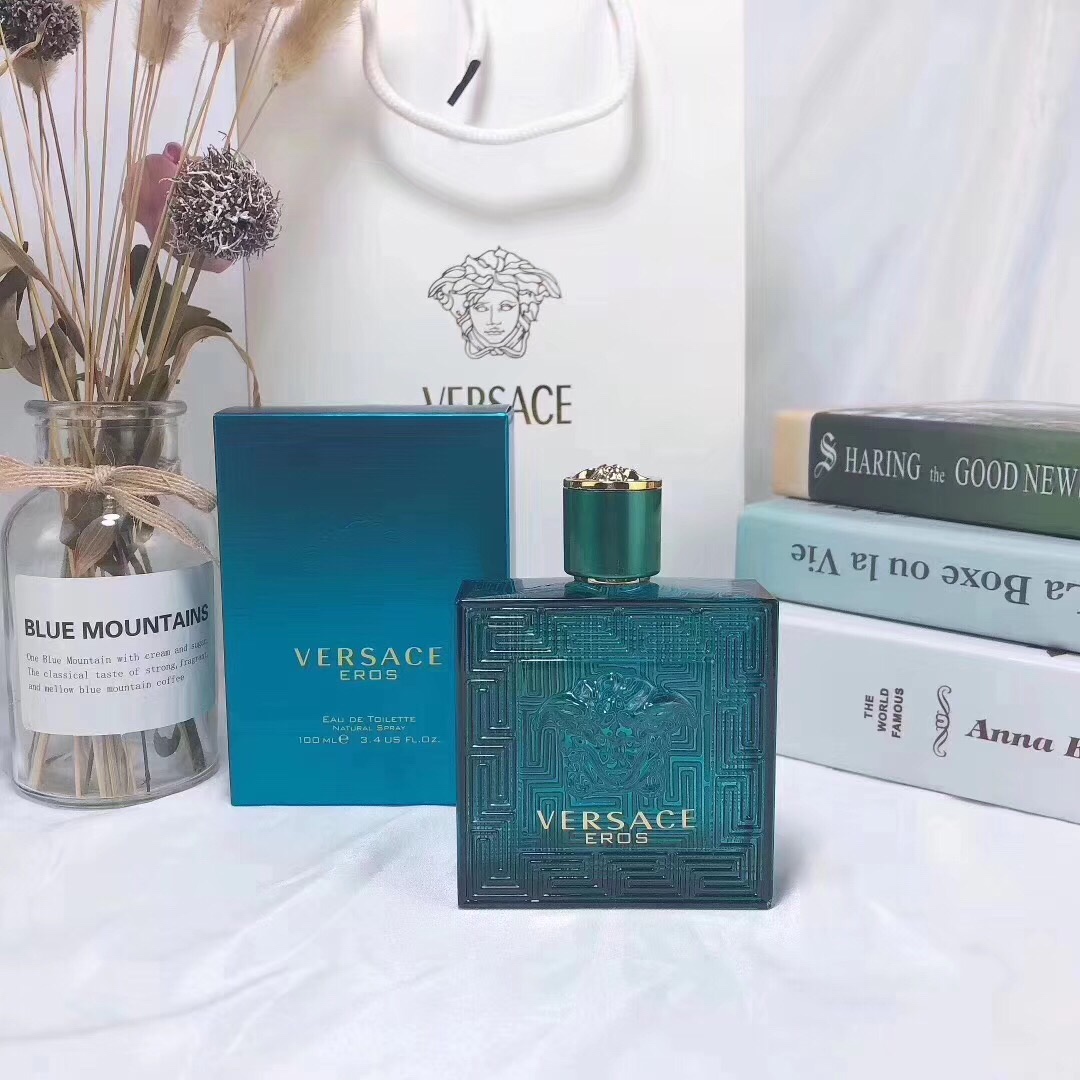 Versace Eros Eau de Toilette for Men - 3.4 oz (100ml)