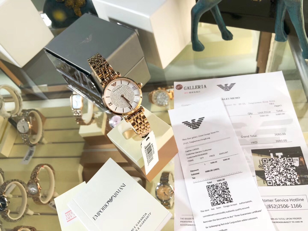 Mostrador sitio web oficial Armani Armani genuino Modelo: Ar11244 Caja: acero inoxidable 316L Espejo del reloj: vidrio …
