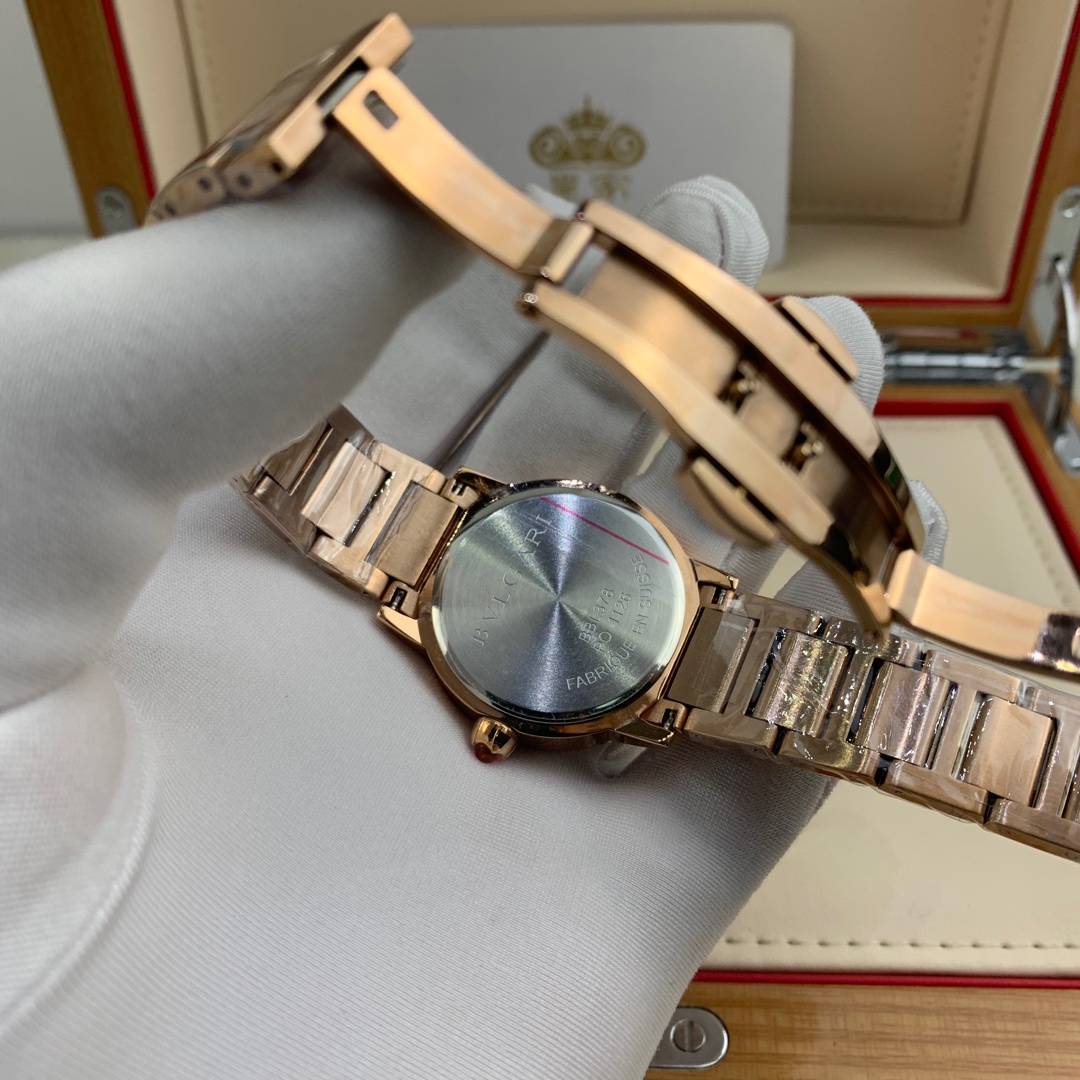 Bvlgari 皇家 宝格丽女款全玫瑰金腕表