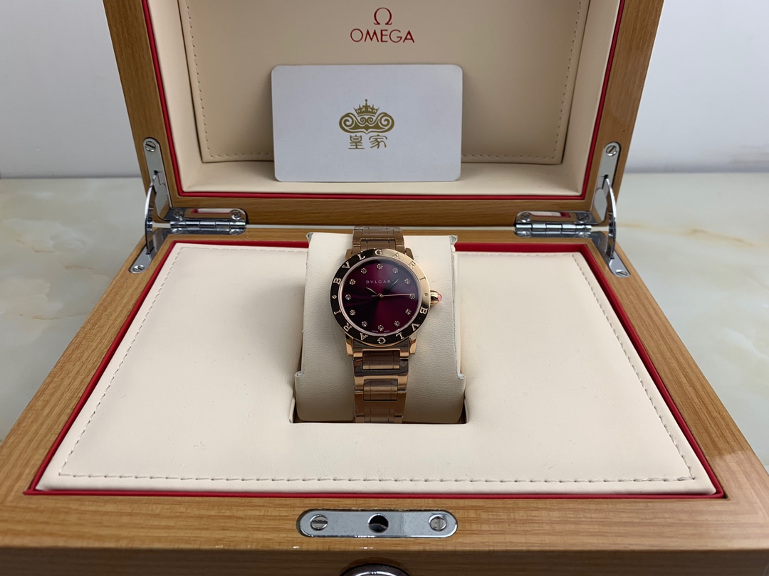 Bvlgari 皇家 宝格丽女款全玫瑰金腕表
