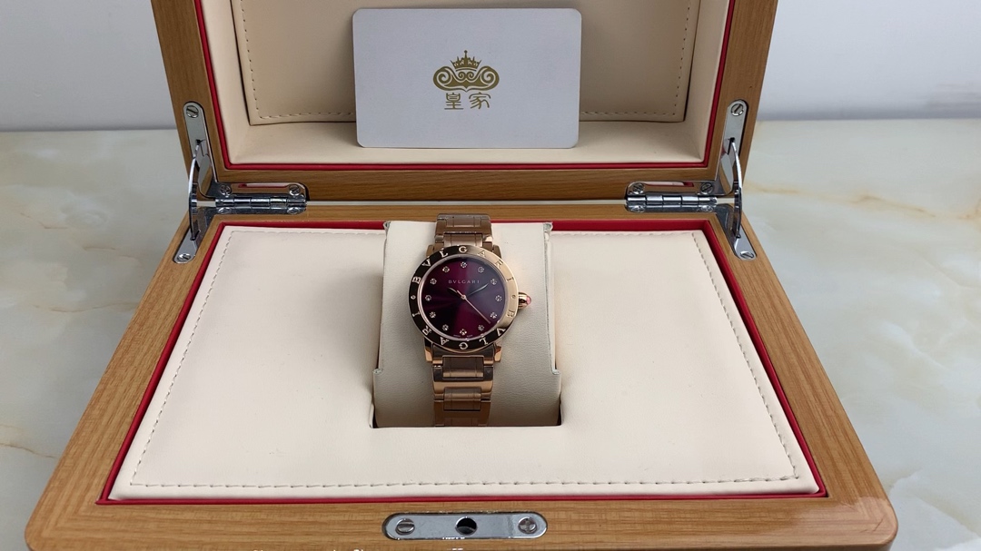 Bvlgari 皇家 宝格丽女款全玫瑰金腕表视频欣赏