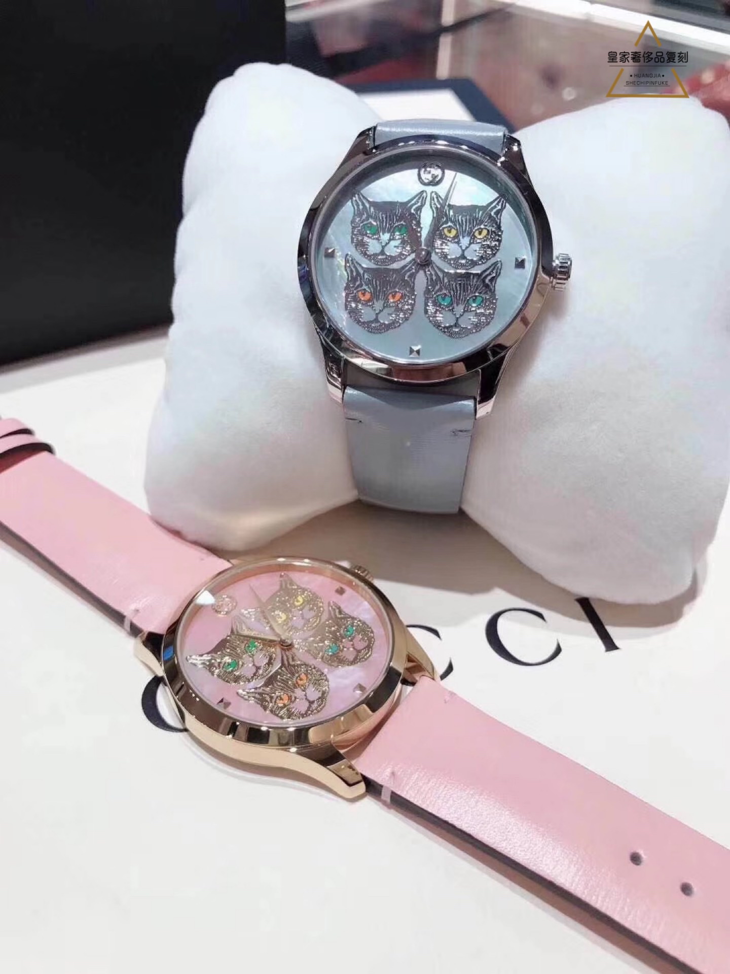 Gucci 古驰四猫头，人家猫猫一直盯着你，你还不赶紧买她偷笑