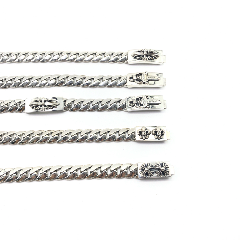 Chrome Hearts 克罗心chrome hearts 窄版手链集合