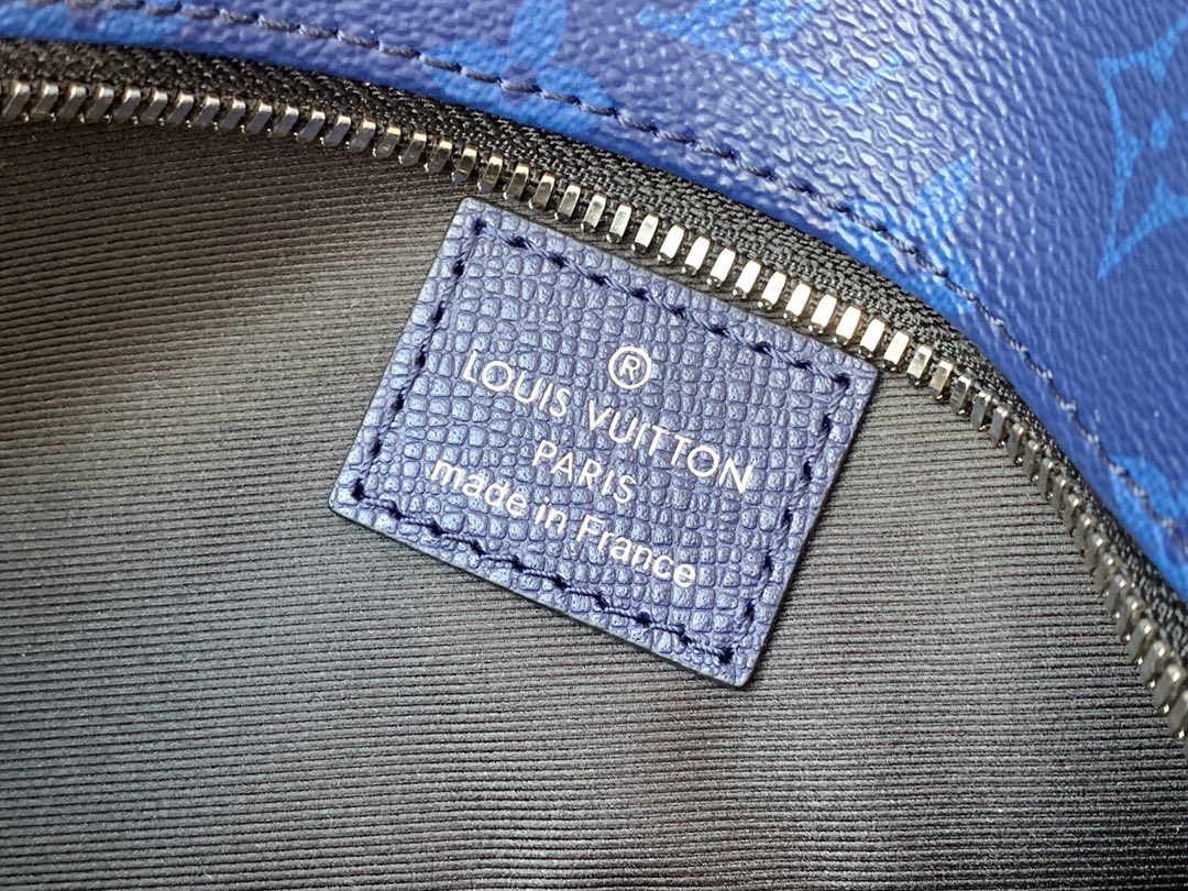Louis Vuitton Taigarama Discovery Backpack PM M30229 Navy Blue