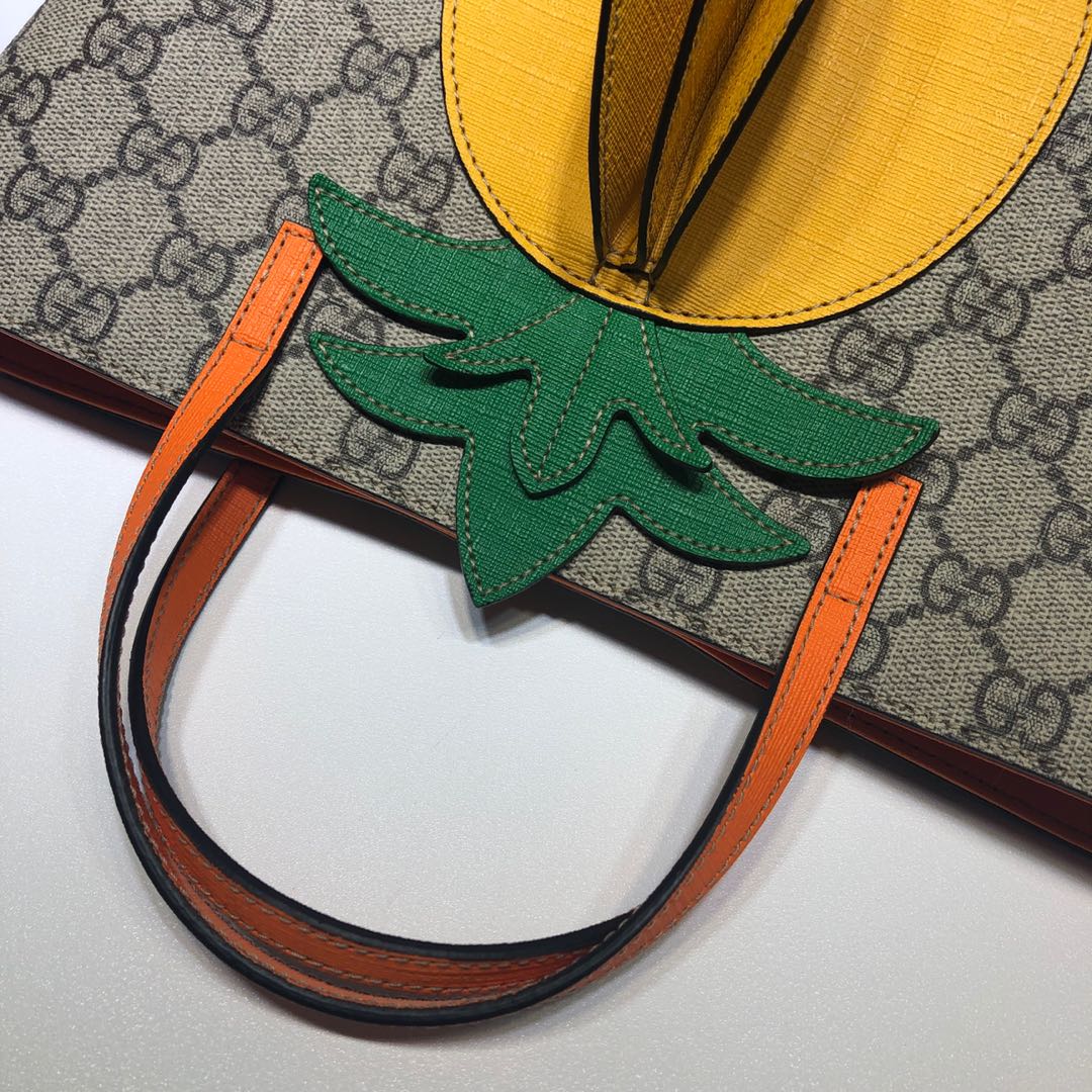 GUCCI古驰饰菠萝手提购物袋580840