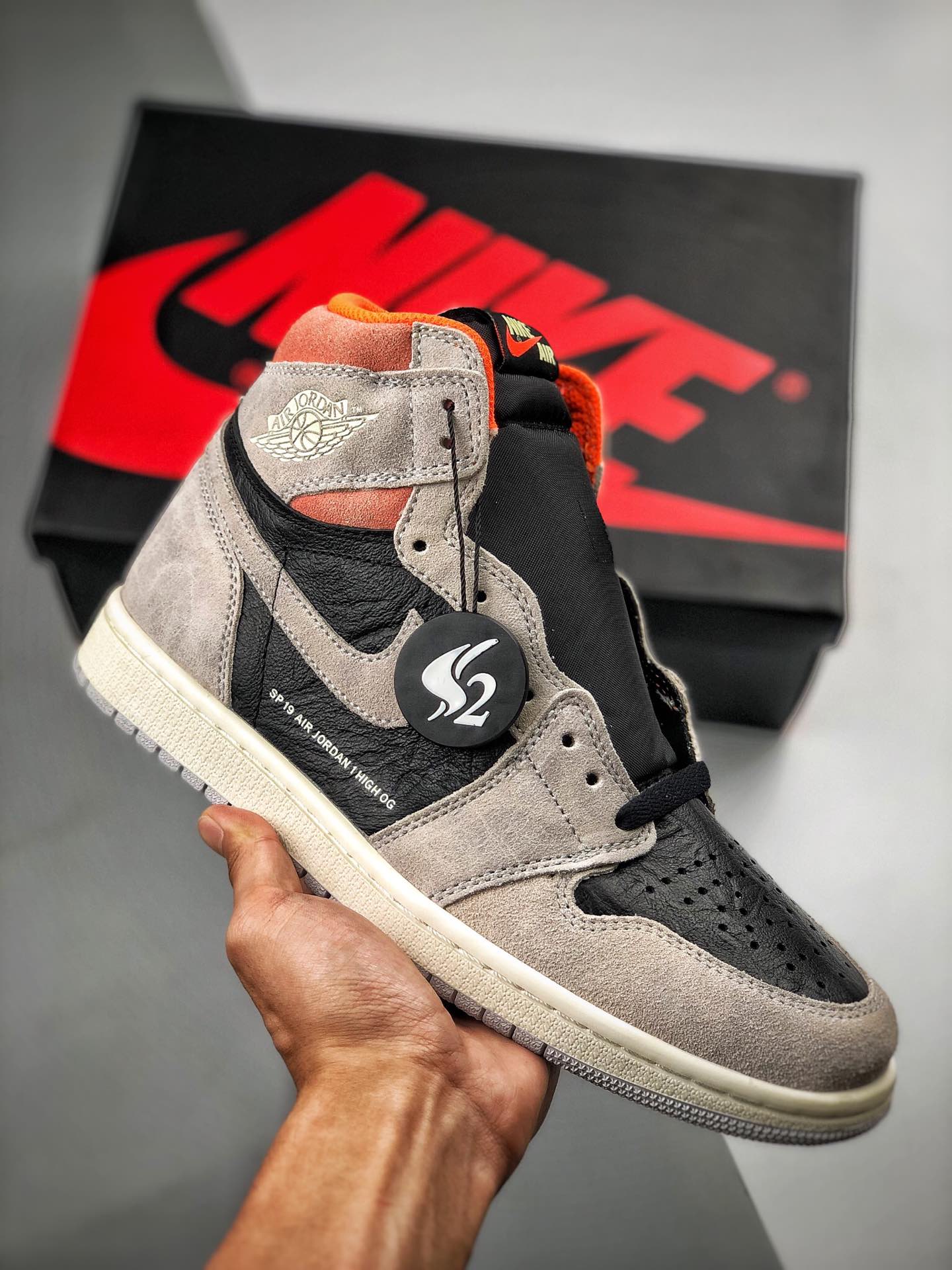 Apoyo al pago contra reembolso Línea de producción original pura S2, el pináculo extremo. Air Jordan 1 Retro "Neutral G…
