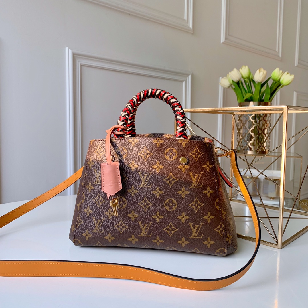 Louis Vuitton LV Montaigne BB AAAAA+
 Bags Handbags Weave Monogram Canvas Fall Collection M44671