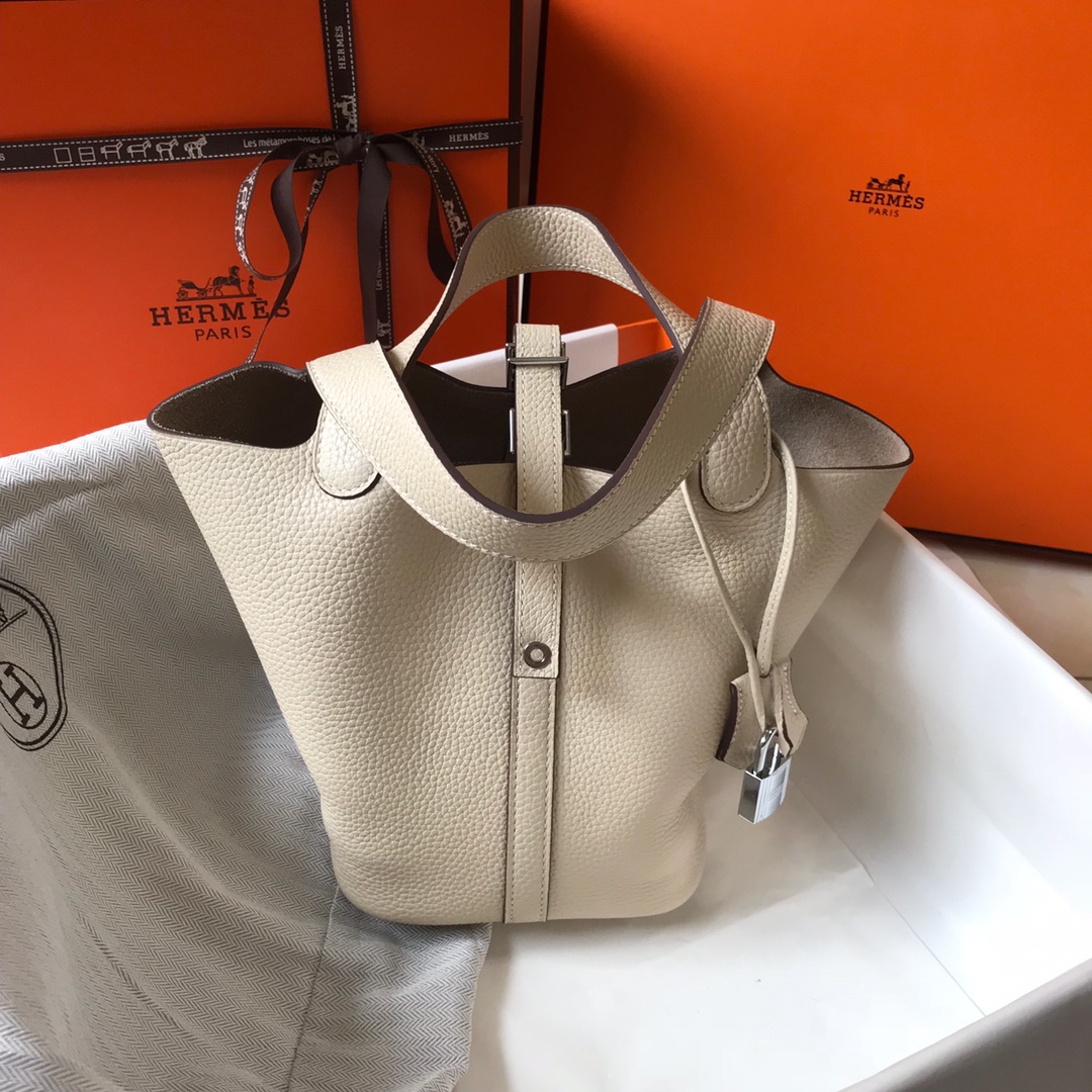 Picotin 菜篮子 18CM - 高級Togo小牛革使用