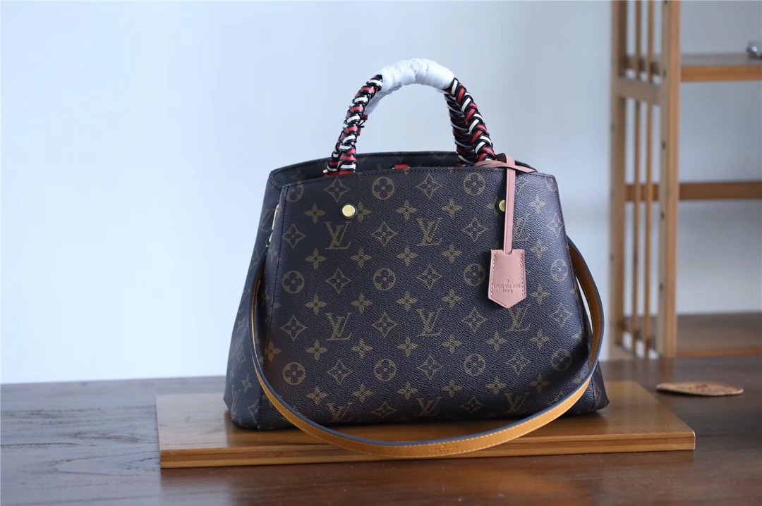 Louis Vuitton LV Montaigne BB Fashion
 Bags Handbags Weave Monogram Canvas Fall Collection