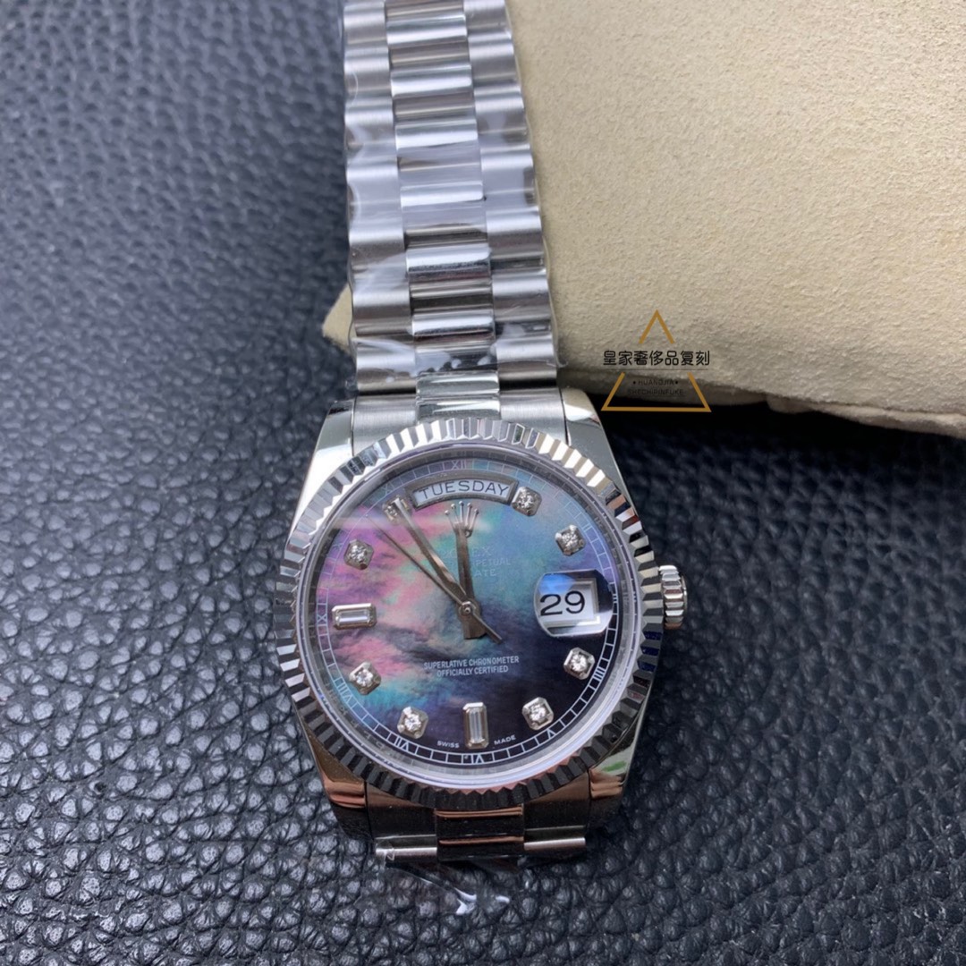 Rolex 劳力士日志系列贝壳面腕表，36尺寸