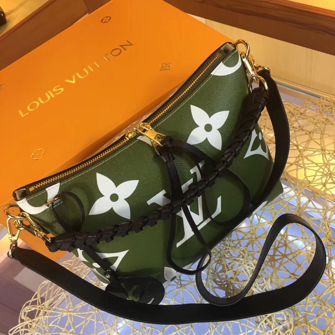 Louis Vuitton M55090 Green Monogram crossbody everyday