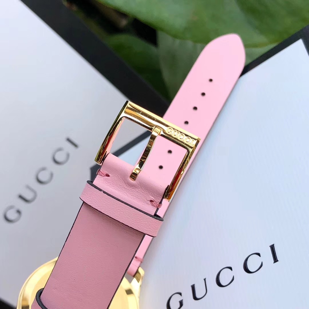 Gucci 古驰虎头猫头 阳光照耀下的彩色四色宝石Gucci2019巴塞尔表款 热门款石英女表