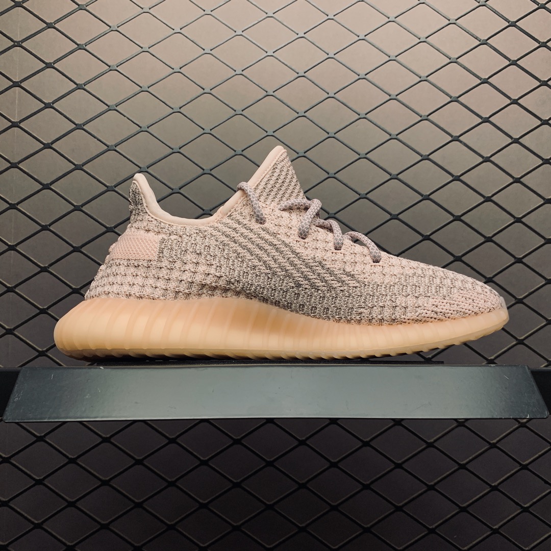 Mom Benefits AD Adidas Yeezy Boost 350V2 Yeezy FV5666 Pink Reflective 3