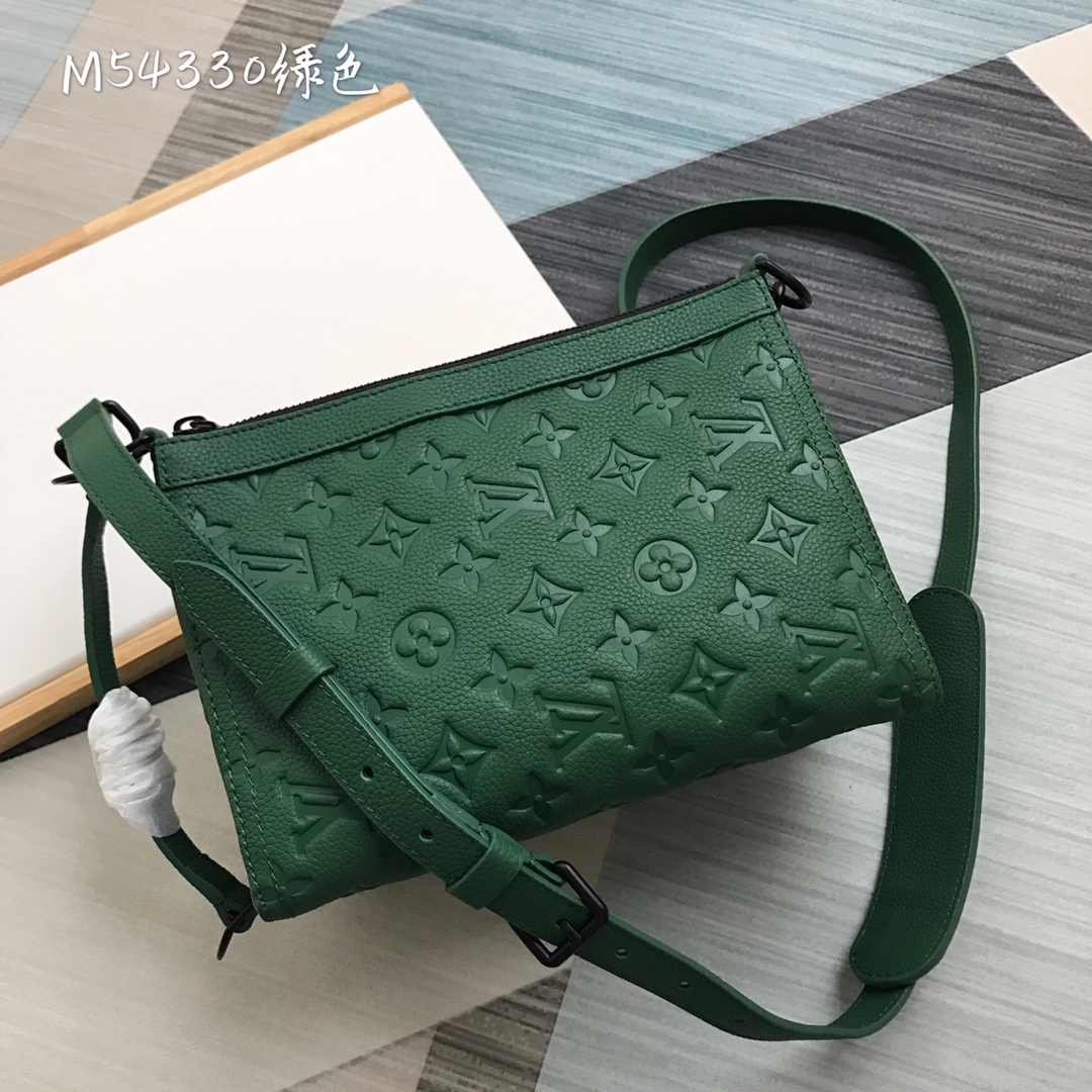 Louis Vuitton Handbags Crossbody & Shoulder Bags Black Green Pink Unisex Empreinte​ Cowhide Fashion Casual M54330