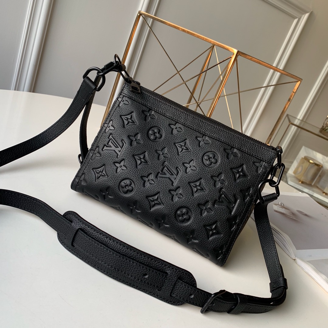 Louis Vuitton Handbags Crossbody & Shoulder Bags Black Pink Unisex Empreinte​ Cowhide Fashion Casual M54330