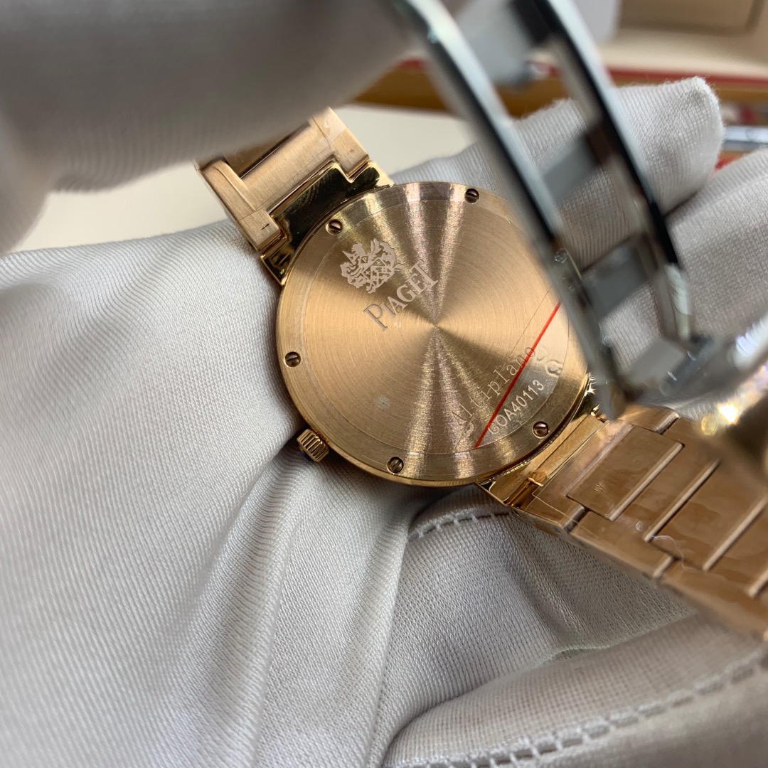 Piaget 皇家 伯爵ALTIPLANO系列女款全玫瑰金腕表
