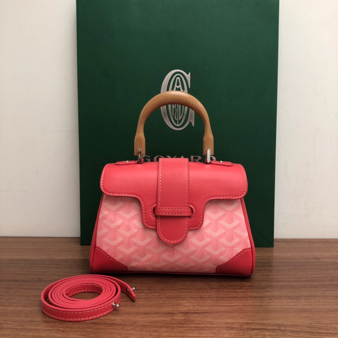 Goyard Sacos Bolsas Compre a melhor réplica de alta qualidade
 Rosa Saigon Mini