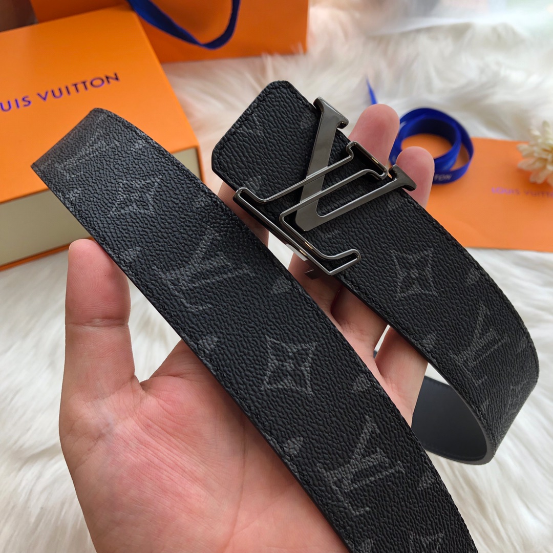 LV Style Leather Men's Belts Lookbook Reference image 2