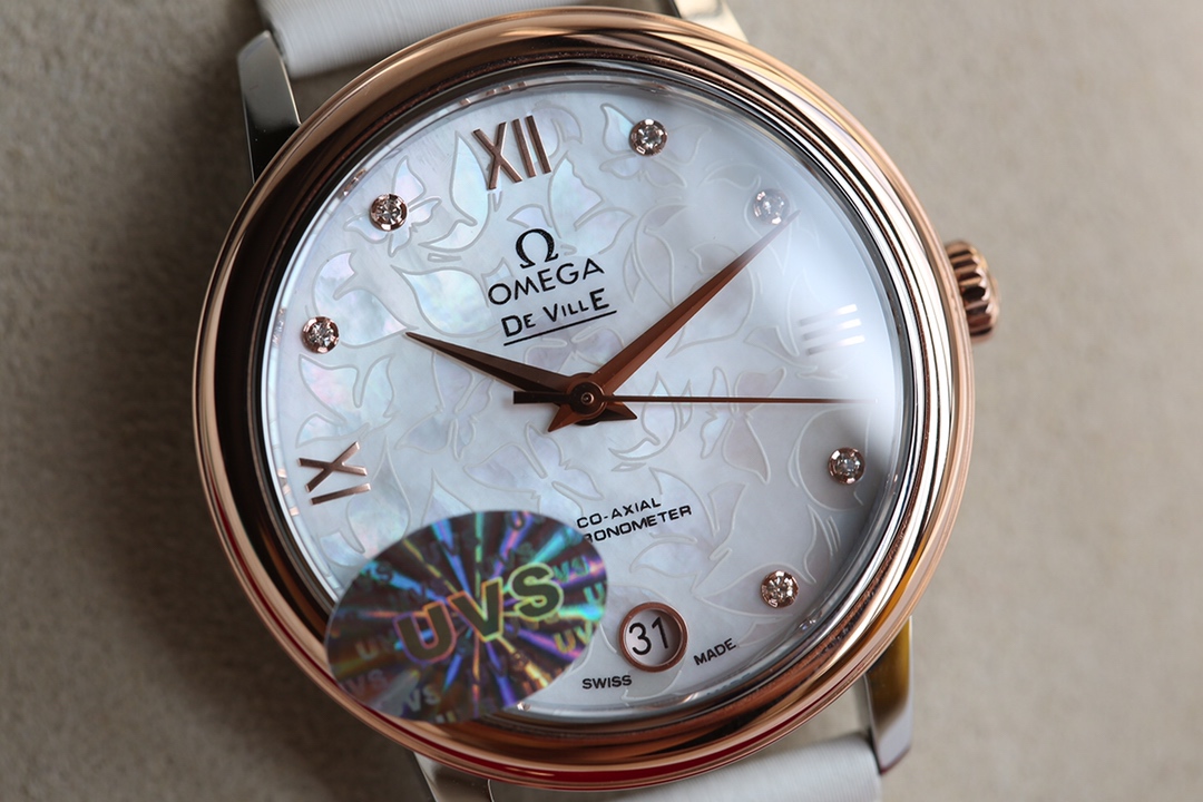 Omega Style Beige Watches Watches Watches detail image 4 from source 765558