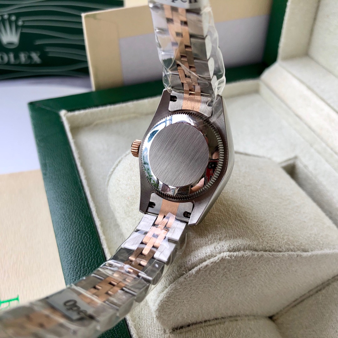 Rolex 劳力士女士日志型白盘镶钻 可以拆机验货瑞士进口机芯ETA2671 走时非常稳定定