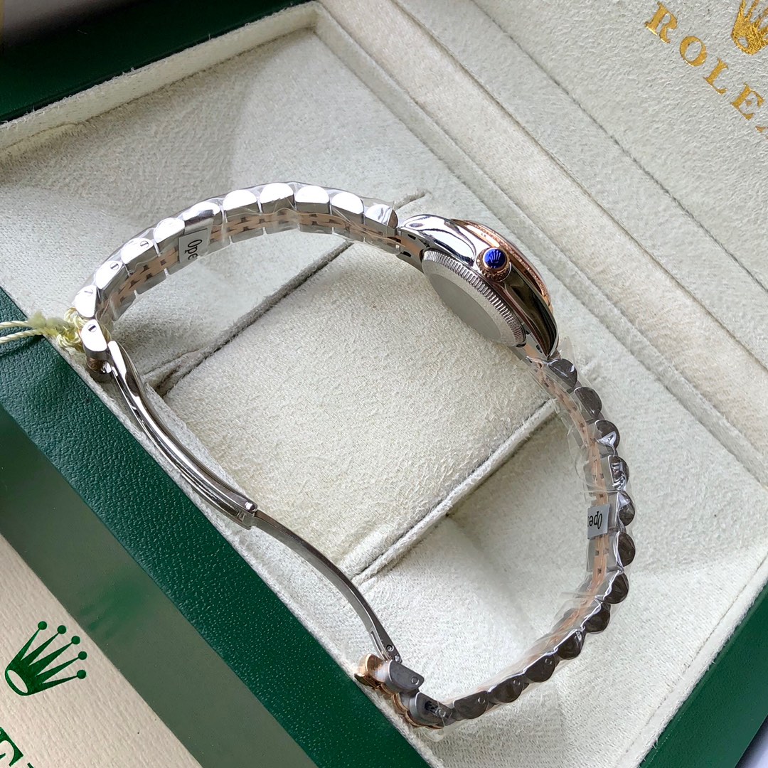 Rolex 劳力士女士日志型白盘镶钻 可以拆机验货瑞士进口机芯ETA2671 走时非常稳定定