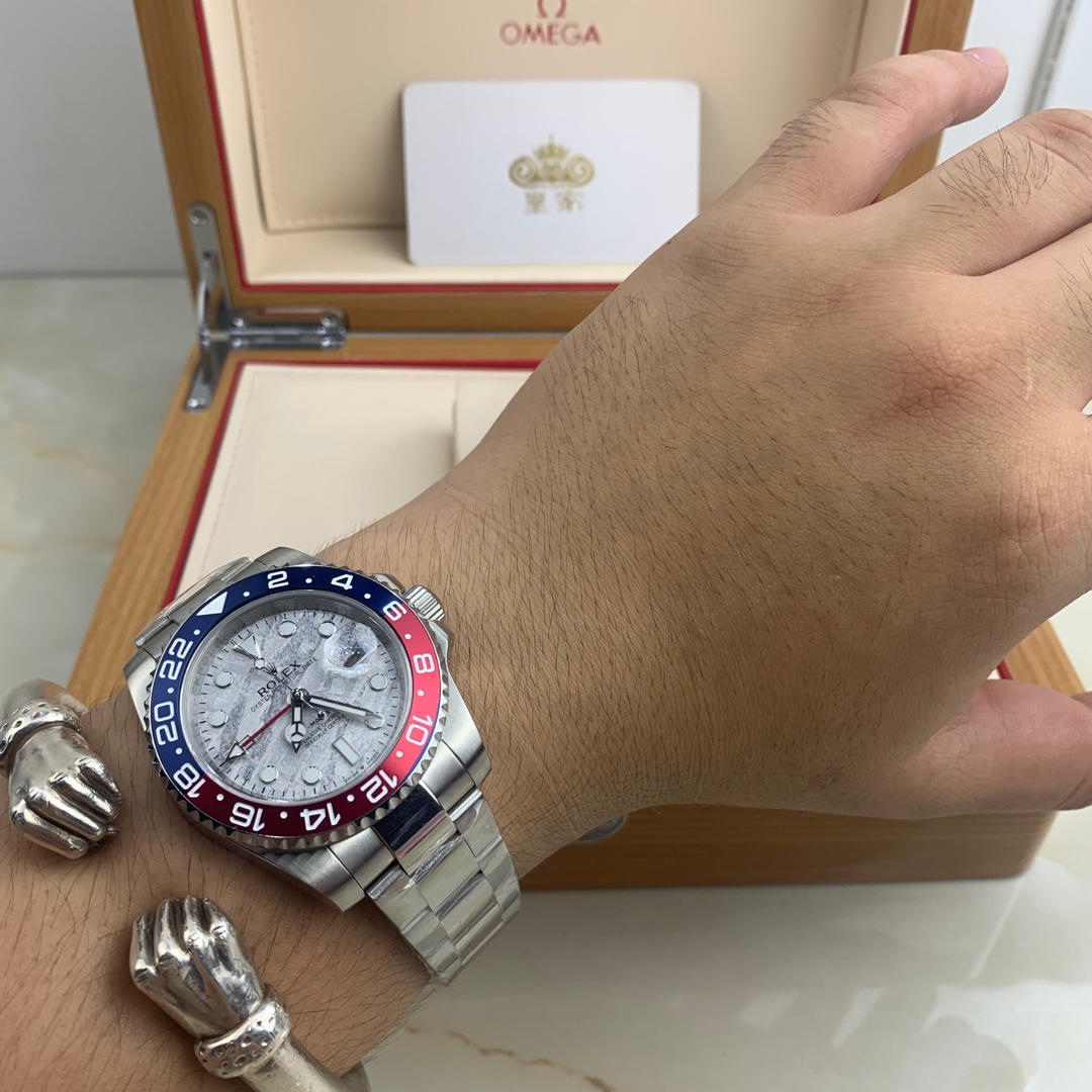 NO:154111,Royal Real Shot Rolex Greenwich Series Meteorite Men's Watch, Rolex19860909皇家实拍 劳力士格林尼治系列陨石男款腕表,,rolex,Watch