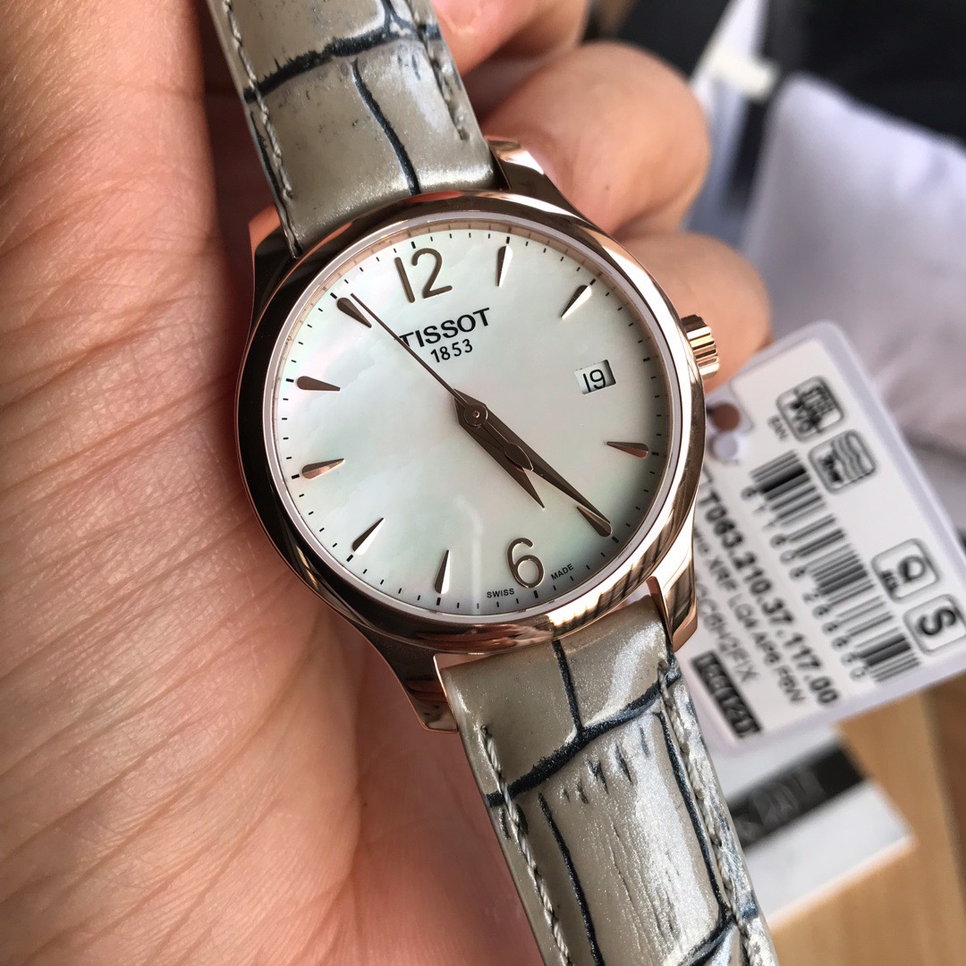 Unknown original Tissot 全原天梭 T063俊雅系列 简约百搭女表 原装瑞士ETA石英机芯
