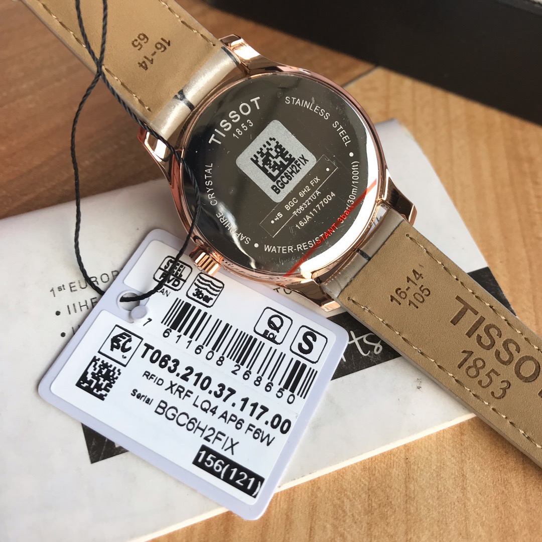 Unknown original Tissot 全原天梭 T063俊雅系列 简约百搭女表 原装瑞士ETA石英机芯