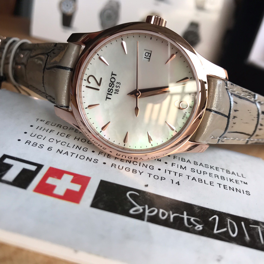 Unknown original Tissot 全原天梭 T063俊雅系列 简约百搭女表 原装瑞士ETA石英机芯
