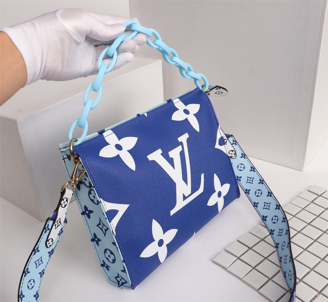 Louis Vuitton Blue Monogram W25H20D5 crossbody everyday