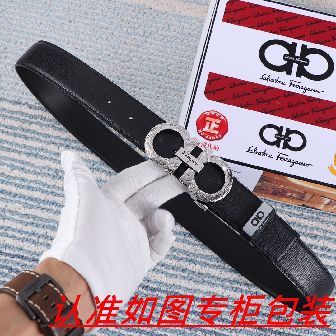 品名菲拉格木️原单材料百分百头层牛皮