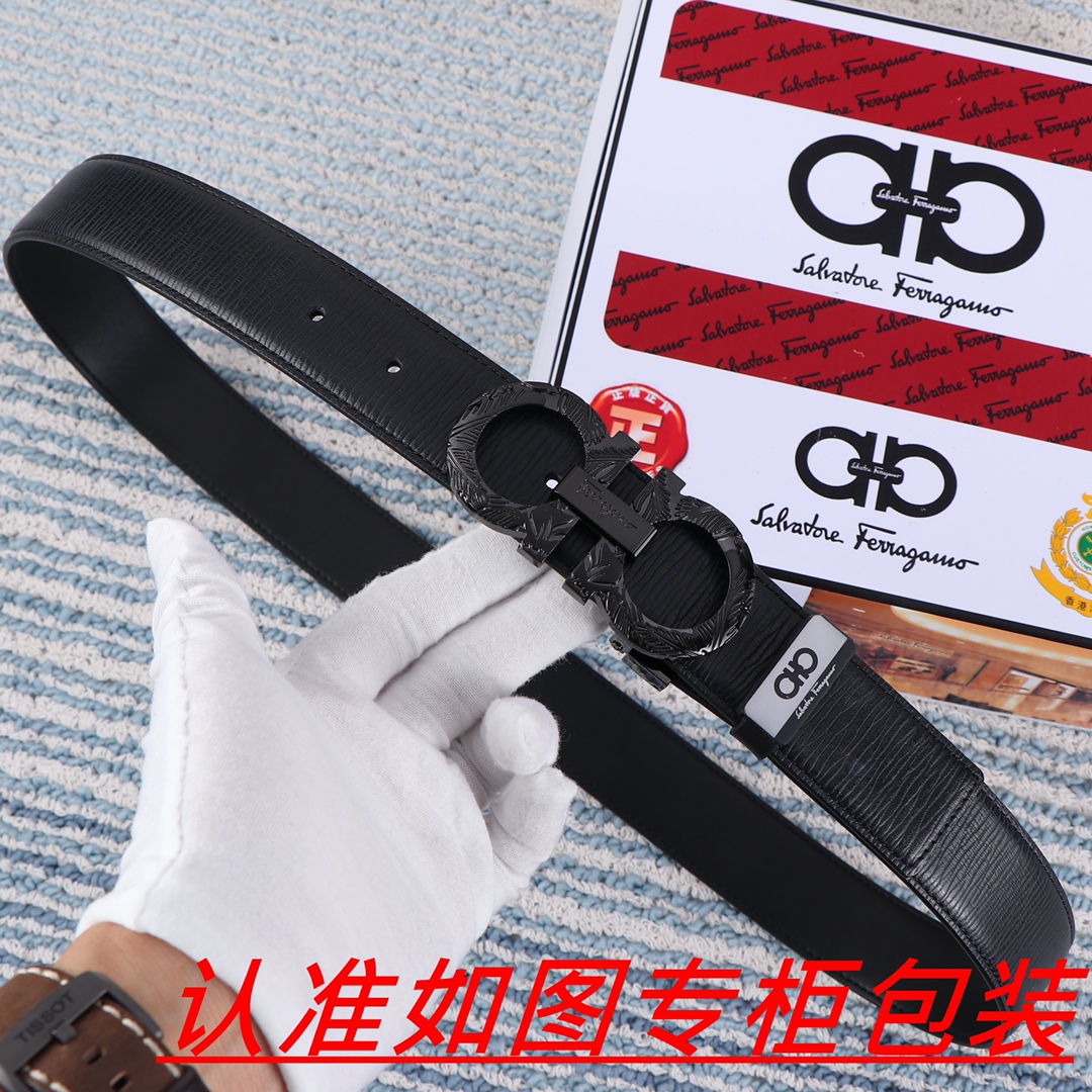 品名菲拉格木️原单材料百分百头层牛皮