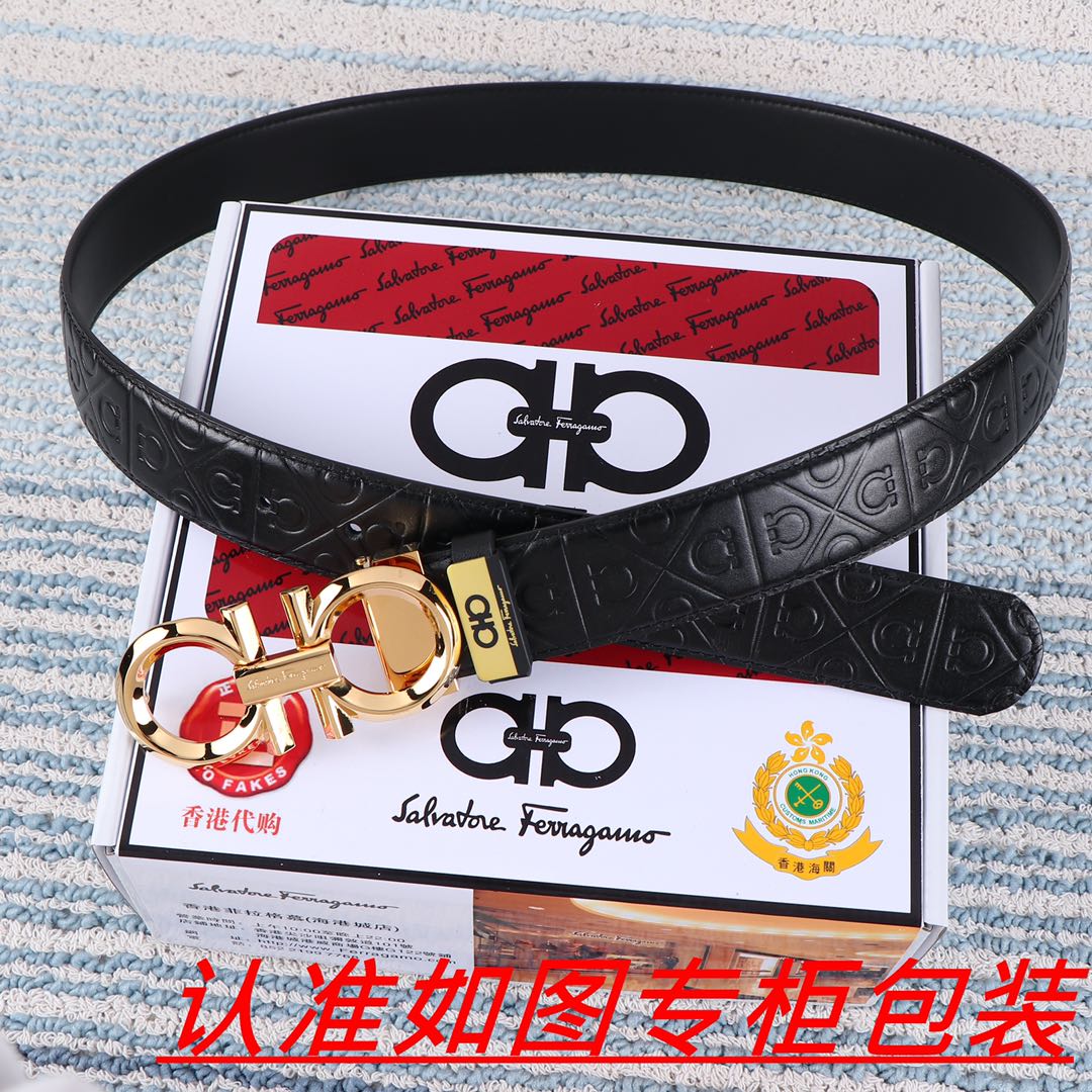 品名菲拉格木️原单材料百分百头层牛皮