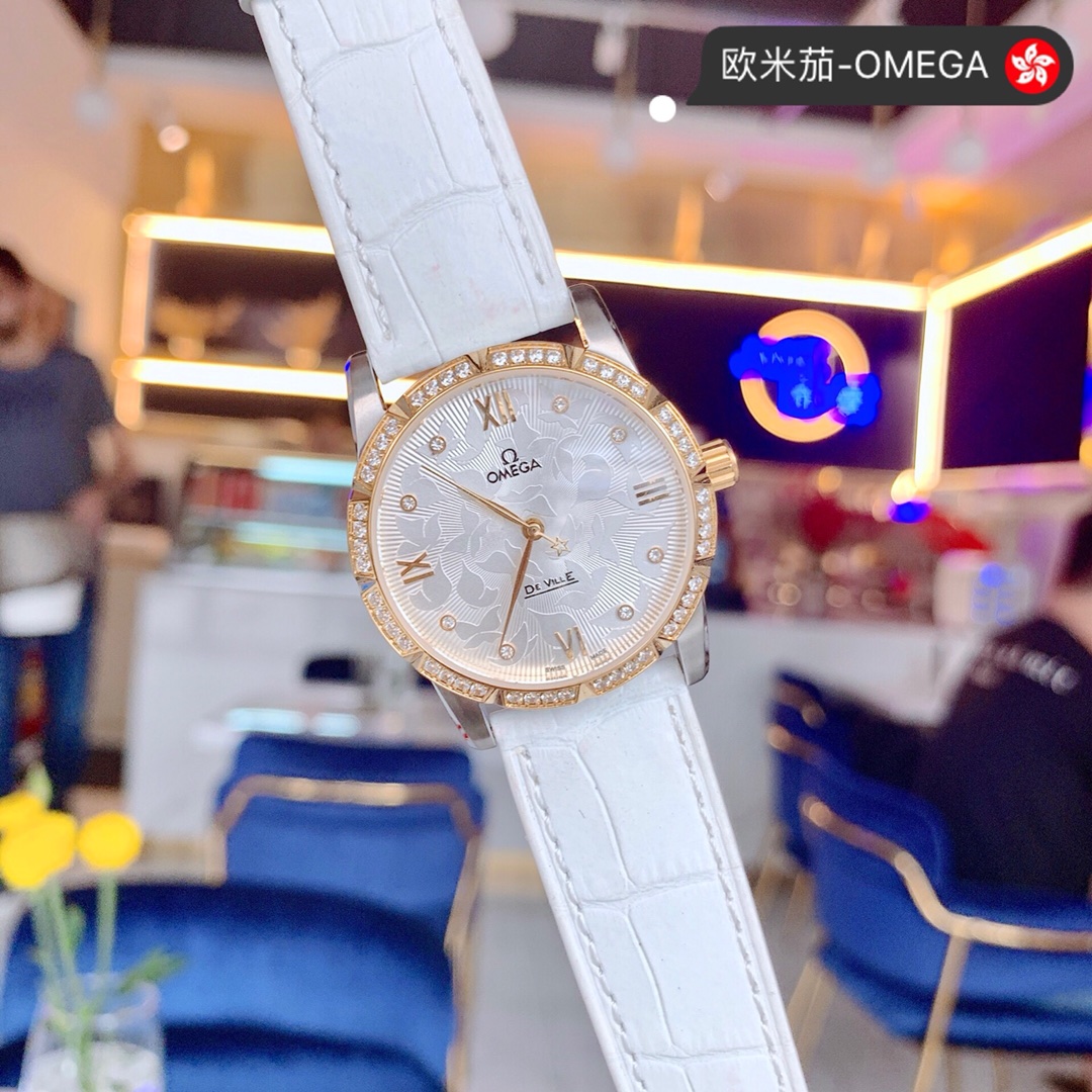 Omega 2019新款，送情人 送老婆 最佳首选，蓝宝石防刮镜面 直径：34mmx10mm‼ 请认准YQ出品
